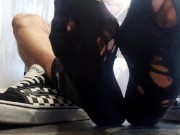 Vans effect! Sweaty feet destroyed socks !