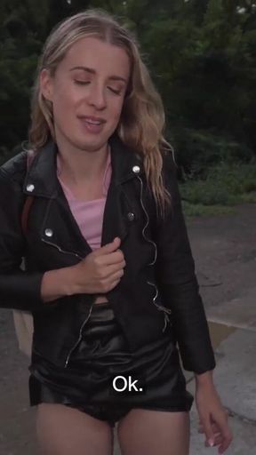 Powerful moment from &quot;Public Agent Picked up this athletic blonde in the rain&quot;