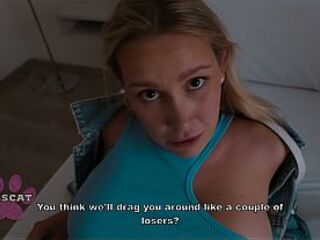 Accident Cum Inside during the time that 2 Step Sisters Share Room with Step Brother - Kisscat x Foxy Fantasies