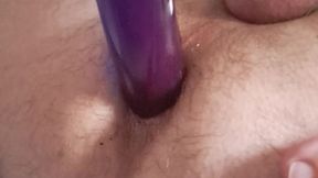 James aterfild, piacere profondo, grosso dildo nel culo