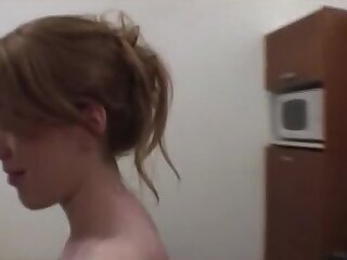 Preggo German whore rides big dick before a cumshot