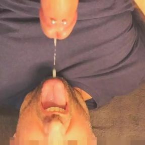 pumping &amp; branding cock (with facial)