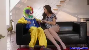Saucy mature british tart fucked by a clown
