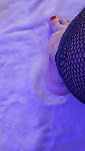Shaping My Feet and Massaging with Oil