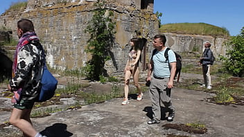 Nude shooting at an abandoned military base, Totleben Island.  4