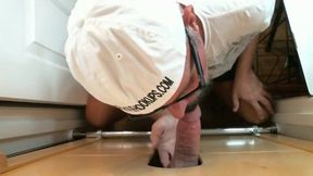 Gloryhole Buddy Cums To Throat Fuck Me