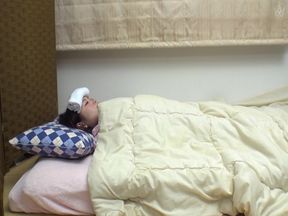 Helping Her Sick Stepdaughter with Fever