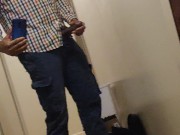 Cum Shot Started in The Mirror