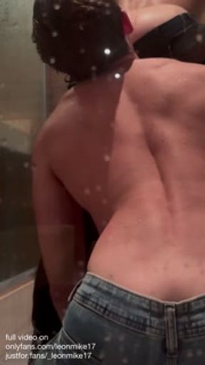 Getting HOT in the shower eating each other’s ass and fucking hard