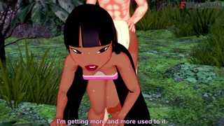 Chel Fucking in public The road to El dorado / Full video on Patreon: fantasyking3