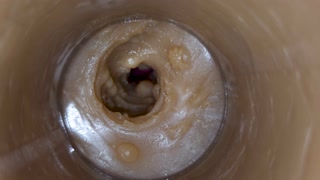 Precum squirting in my pussy Camera In Vagina 4k. Extreme close up!
