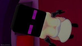 3D Hentai Maid Eager for Sex (Minecraft)