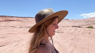 Epic Ass Hiker getting Messy Cummed - Molly Pills - point of view 4K