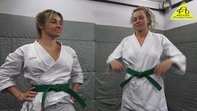 Kimbra vs Pamela judo gi match