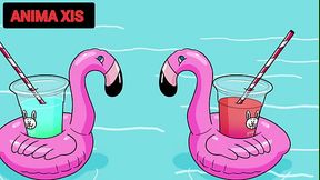 VELHO COM TES&Atilde_O INVADE PISCINA COM DUAS NOVINHAS FOGOSAS