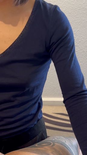 Young female dog crossed at the hotel, spits on my cock and sucks me until I squirt to swallow everything   Clip 1