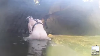 Axel Abysse Fists Himself While Freediving Naked Outdoors