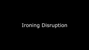 Pet girl ironing disruption