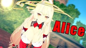 Stepmommy Alice Get Creampied Hentai Genshin Impact Alice Decensored