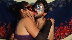 Cheating wife shares with 18-year-old Latina in hardcore Indian sex