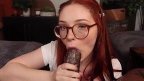 Hot Interracial Encounter With Luscious Redhead