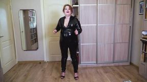 I win him so easily PVC domination