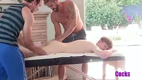 Teenage 18+ Stepbrother Oil Massaged & Hammered
