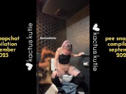 september 2023 pee snapchat compilation