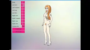 Inked Anime Queen Rules Virtual Realm with Fiery Desire