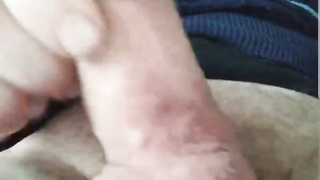 Close up micro manhood hand-job