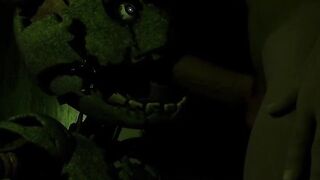 Springtrap fellating sausage