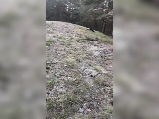 Enjoy Riga beauty's wet forest pissing