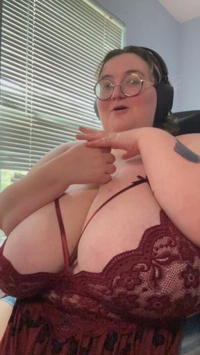 BBW Trains you with chastity cages