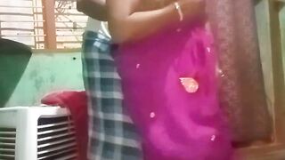 Tamil aunty melons milk pee real hasband