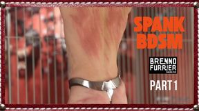 SPANKING BDSM TRAINING FOR A GIANT MASOCHIST SLAVE - 1080p - PART 1 - SPANK - POWER EXCHANGE - CLASSIC SPANKING - STRAPPING - CARRARA BELT - BULLWHIP