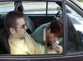 Pierced mature loves anal sex