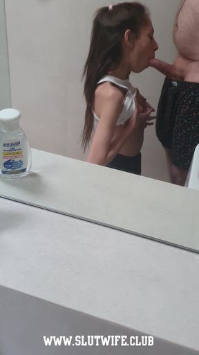 Bts: Using Candie's Throat Before and During a Slutwife Club Shooting