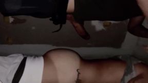 levando pica sem camisinha na obra