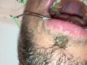 new horny deepthroat after pissing on my braces