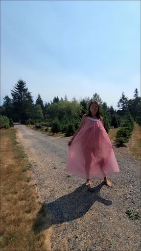 Enjoying my morning by taking a short walk then I had to pee