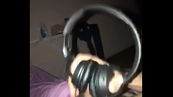 JBL headphones and eardefenders fuck &amp_ cum