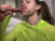 Dental Gag Fetish Trailer - Big Mouth Blowjob - Jamie Stone