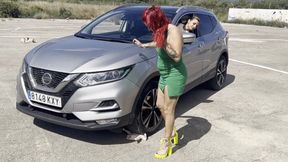 RAW CHICKEN CAR CRUSH! Double Lady in SUV: Messy Tire & Heel Destruction - CAM MANUAL