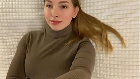 LolyLola Twists her ass in front of the camera and spreads her beautiful legs in stockings