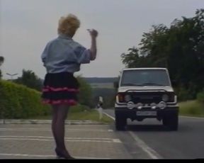 Blonde German Slut Didn't Need Just a Ride