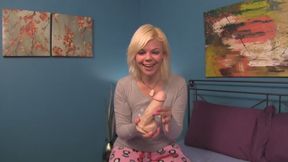Jacking it with my step sister Alice (with mom's dildo)