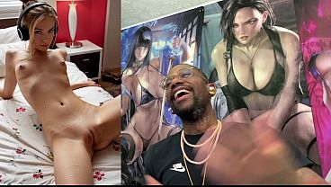 Tight White Bald Pussy Teen StepDaughter Training Her Pussy For StepDaddy, AI Generated