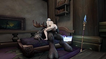 Sexy Hot Mage Rides Minotaur Dick - Warcraft Hentai