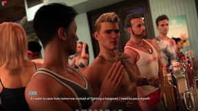 Dominos Beach 21: Victory Party Start & Christine's Anniversary Worry (sfw)