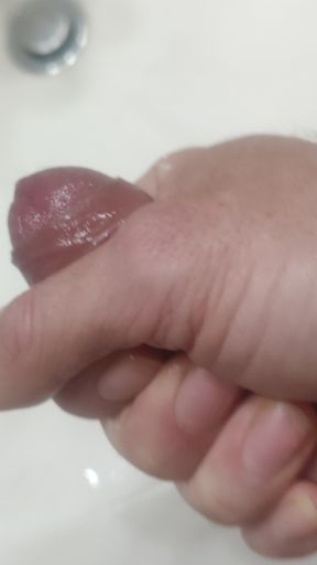 Lubed up cock